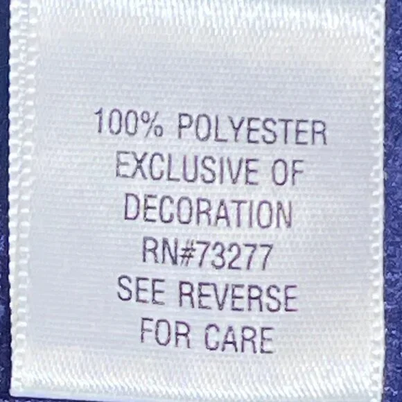 Croft & Barrow Fleece Navy Zip Up Jacket Christmas Theme Trees/Snowflakes Large - Picture 6 of 10